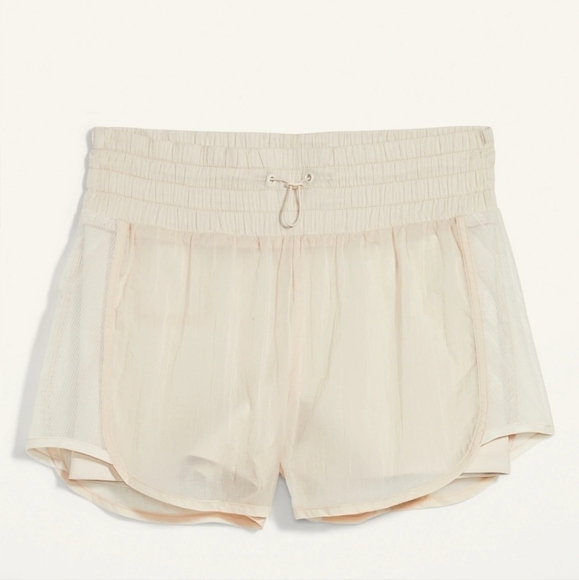 Old Navy High Waisted Wishbone Water Repellent 2 in 1 Run Shorts BNWT 3X - Picture 2 of 14